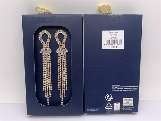 Jeux de mode enduits d'or Boucles d'oreilles pratiques polyvalentes