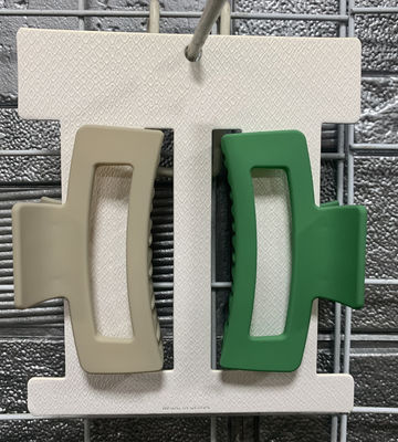 Les femmes PC accessoires de cheveux en plastique griffes surface géométrique mate