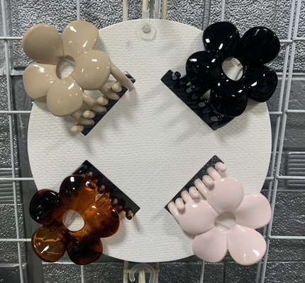 Des filles élégantes accessoires de cheveux en plastique griffes 6,5 cm pour l'été