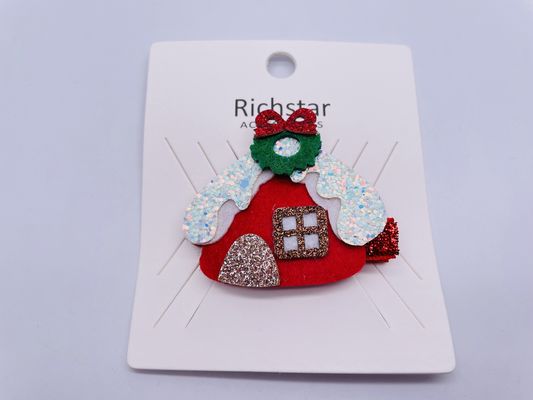 Accessoires de coiffure pour enfants de vacances Clips de Noël polyvalents réutilisables