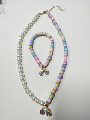 Jeux durables pour enfants, bijoux, collier de perles pour enfants.