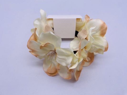 Portable pour adultes accessoire de cheveux de fleurs Scrunchie pour enfants