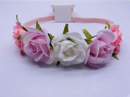 Couleur de cheveux de fleurs accessoire porte-queue de cheval léger