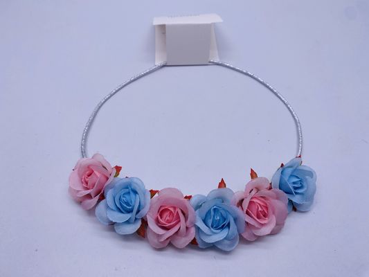 Les enfants fleur élastique cheveux bandes de caoutchouc mode pour le mariage