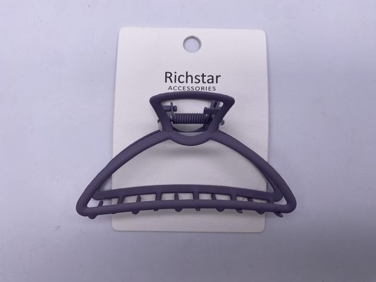 Accessoires de cheveux métalliques portables Griffe Finition mate légère