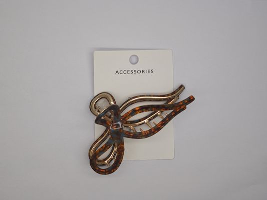 Clip de pince à cheveux acrylique chic avec un design polyvalent