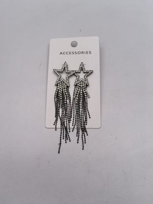 Boucle d'oreille en forme d'étoile lumineuse pour les enfants avec effet tassel