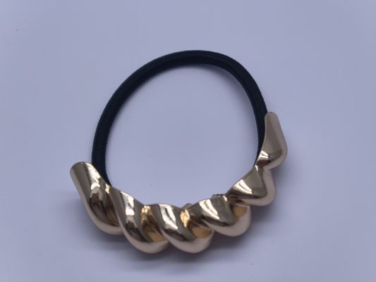 Coudes en métal lourd en forme d'onde Accessoires de coiffure avec finition polie