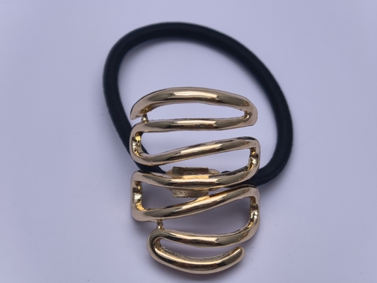 Accessoires de cheveux métalliques en or légers pour la fête du festival