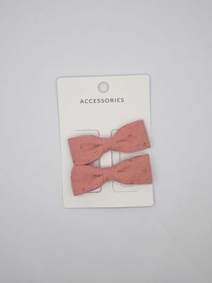 Tissu Boucles de cheveux en rose Crampons de cheveux pour enfants Accessoires de cheveux pour filles