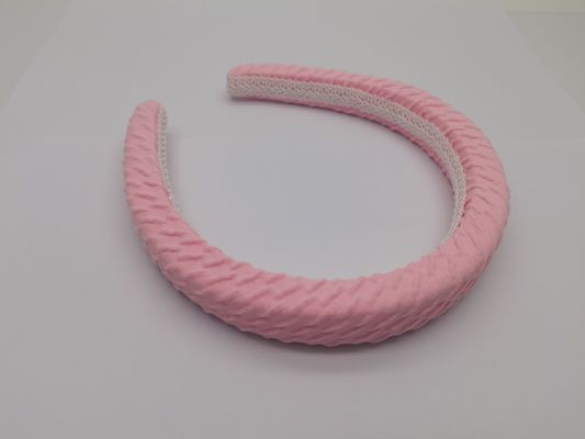 La bande de cheveux en tissu rose pour le port quotidien