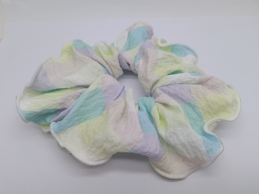 Superbe bandeau à cheveux plissés Scrunchies de couleurs différentes