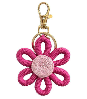Chaîne de clés à fleurs personnaliser les couleurs et les motifs