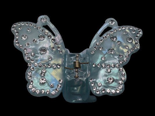 La griffe de cheveux en acrylique d'acétate de papillon est parfaite pour diverses occasions