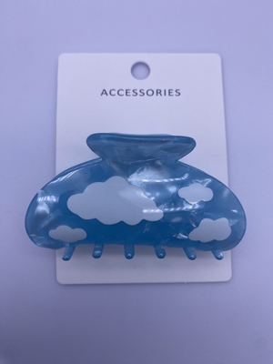 Clip capillaire acrylique mignon pour différentes saisons dans différents types