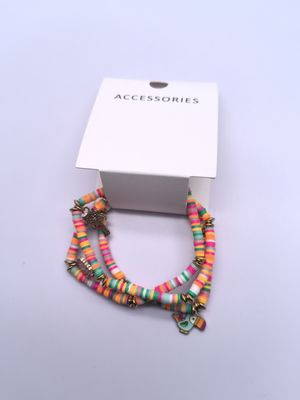 Bracelet personnalisé coloré à 3 paquets avec pendentif d'oiseaux mignons