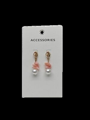 Boucles d'oreilles pendantes en perles de pierre naturelle pour filles