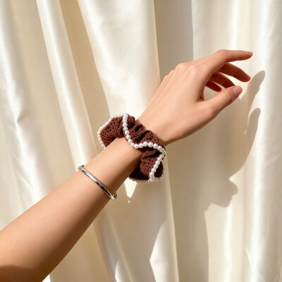 Des accessoires pour cheveux en coton, des crêpes durables pour les femmes, les filles