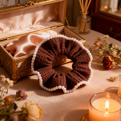 Des accessoires pour cheveux en coton, des crêpes durables pour les femmes, les filles