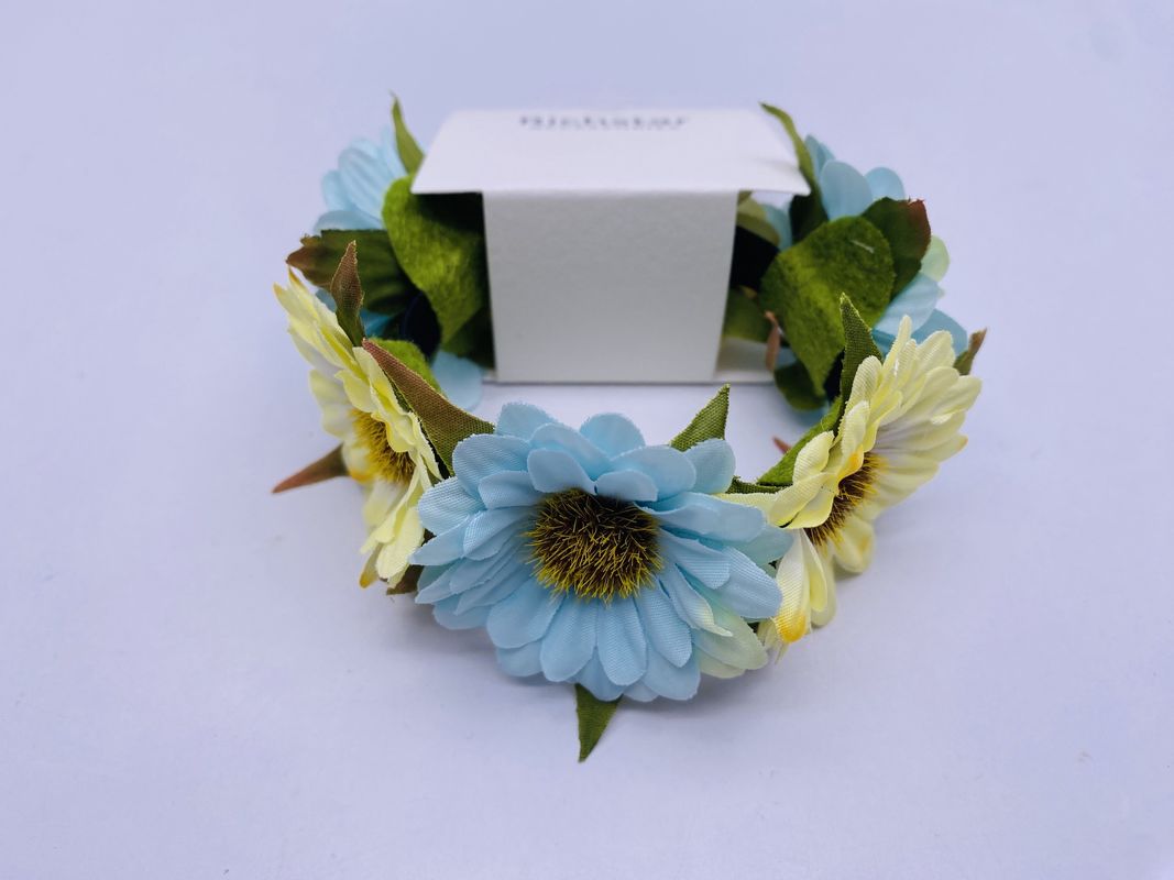 Adultes Enfants Boucles de cheveux fleur, Multicolore Fleur élastique bandes de cheveux