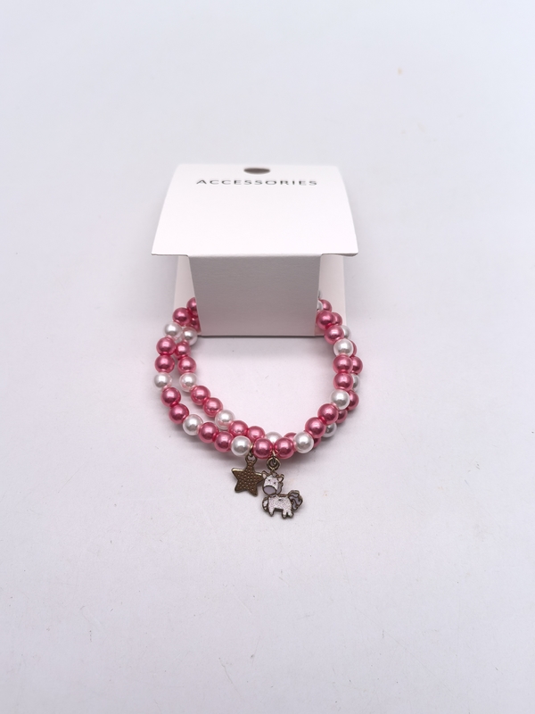 Bracelet de perle avec pendentif personnalisé et différentes couleurs pour les enfants