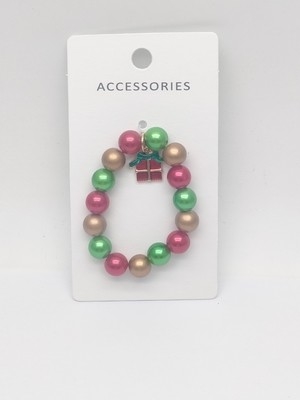 Ajoutez une touche de couleur à votre tenue de Noël avec notre bracelet de perles de Noël coloré dans divers modèles