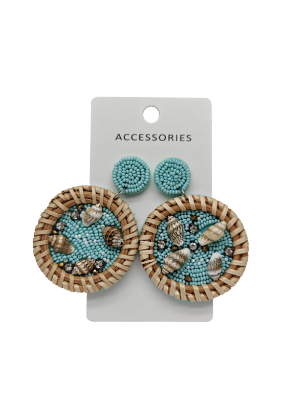 Boucles d'oreilles pendantes en forme de coquille de tortue et de dauphin, style bohème plage